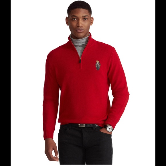 Polo bear quarter zip Clearance